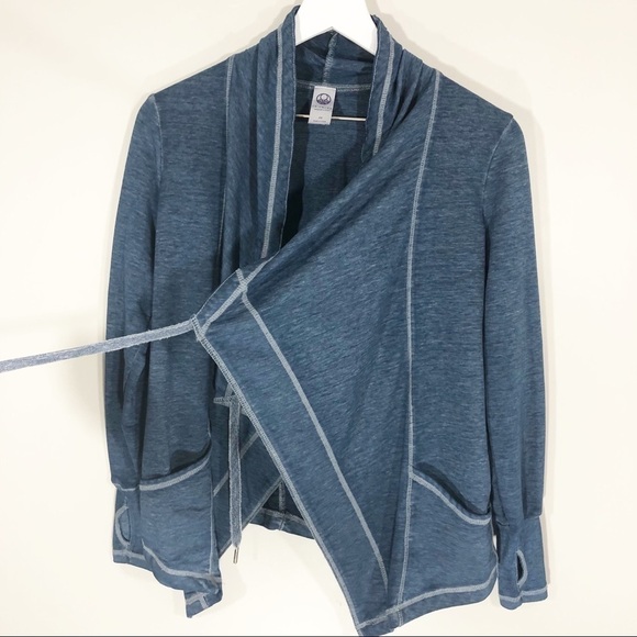 TE VERDE Open Front Waterfall Cardigan XS - Picture 2 of 6